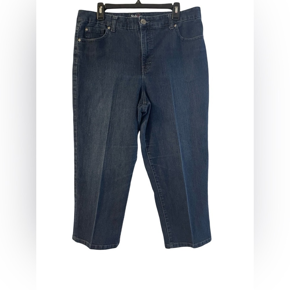 Style & Co Tummy Control Dark Wash Jeans Size 16 EUC